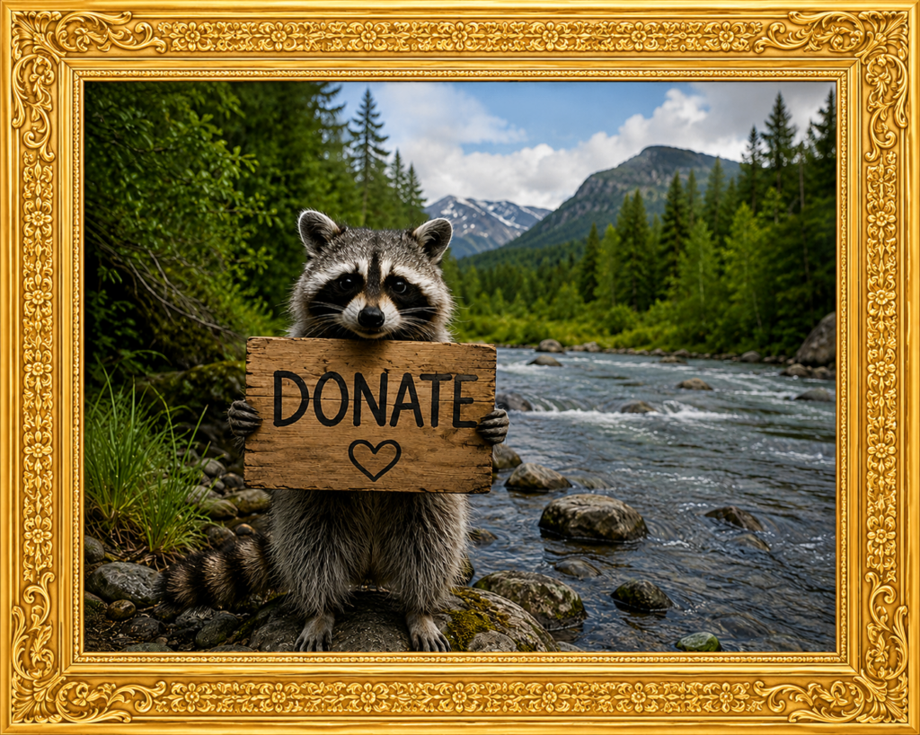 racoon donate